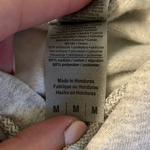 NWOT Gildan Phi Sigma Sigma Gray Bear Hoodie Sweatshirt - Picture 8 of 9